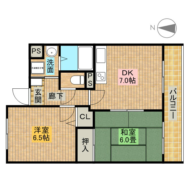 堺市北区金岡町(大阪メトロ御堂筋線新金岡駅)のマンション間取 堺市北区金岡町(大阪メトロ御堂筋線新金岡駅)のマンション間取