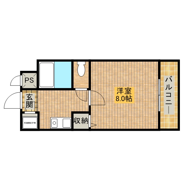堺市北区北長尾町(JR阪和線堺市駅)のマンション間取 堺市北区北長尾町(JR阪和線堺市駅)のマンション間取