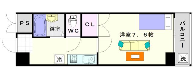 大阪市浪速区木津川(JR大阪環状線大正駅)のマンション間取 大阪市浪速区木津川(JR大阪環状線大正駅)のマンション間取