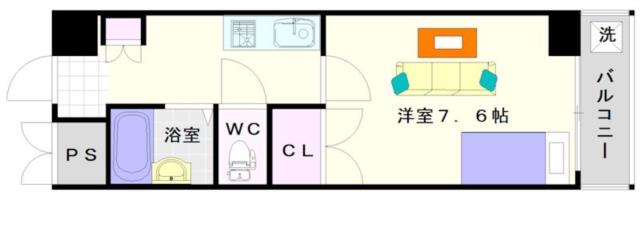 大阪市浪速区木津川(JR大阪環状線大正駅)のマンション間取 大阪市浪速区木津川(JR大阪環状線大正駅)のマンション間取