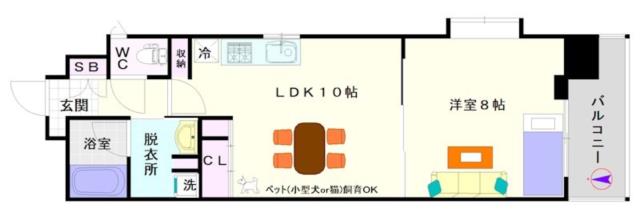 大阪市浪速区桜川(阪神なんば線桜川駅)のマンション間取 大阪市浪速区桜川(阪神なんば線桜川駅)のマンション間取