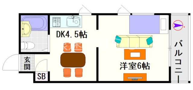 大阪市浪速区桜川(大阪メトロ千日前線桜川駅)のマンション間取 大阪市浪速区桜川(大阪メトロ千日前線桜川駅)のマンション間取