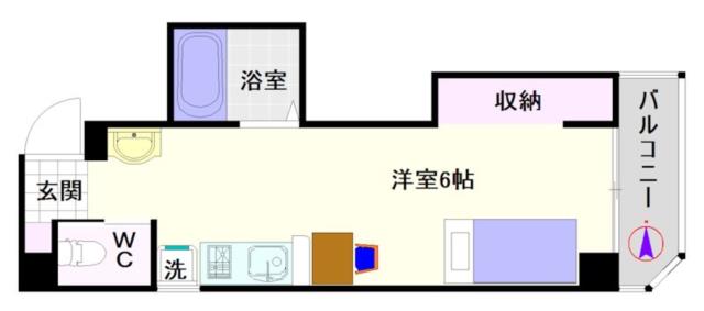 大阪市浪速区恵美須西(JR大阪環状線新今宮駅)のマンション間取 大阪市浪速区恵美須西(JR大阪環状線新今宮駅)のマンション間取
