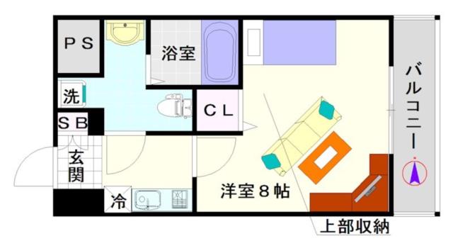 大阪市浪速区芦原(JR大阪環状線芦原橋駅)のマンション間取 大阪市浪速区芦原(JR大阪環状線芦原橋駅)のマンション間取