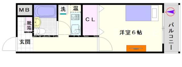 大阪市浪速区下寺(大阪メトロ谷町線四天王寺前夕陽ヶ丘駅)のマンション間取 大阪市浪速区下寺(大阪メトロ谷町線四天王寺前夕陽ヶ丘駅)のマンション間取