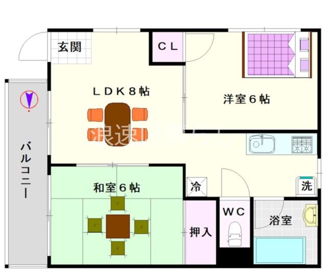 大阪市浪速区桜川(阪神なんば線桜川駅)のマンション間取 大阪市浪速区桜川(阪神なんば線桜川駅)のマンション間取