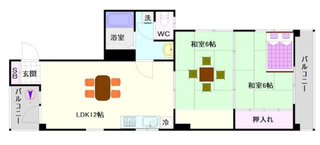 大阪市浪速区日本橋東(大阪メトロ御堂筋線なんば駅)のマンション間取 大阪市浪速区日本橋東(大阪メトロ御堂筋線なんば駅)のマンション間取