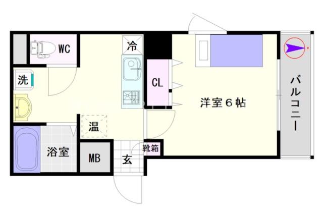 大阪市浪速区塩草(JR大阪環状線芦原橋駅)のマンション間取 大阪市浪速区塩草(JR大阪環状線芦原橋駅)のマンション間取