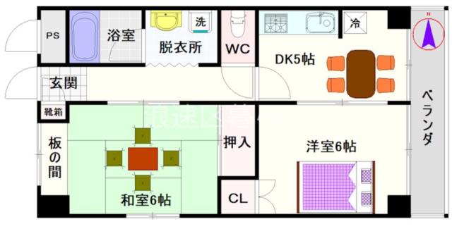 大阪市浪速区日本橋(大阪メトロ谷町線四天王寺前夕陽ヶ丘駅)のマンション間取 大阪市浪速区日本橋(大阪メトロ谷町線四天王寺前夕陽ヶ丘駅)のマンション間取
