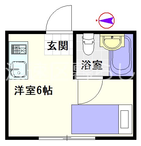 大阪市浪速区大国(JR大阪環状線今宮駅)のマンション間取 大阪市浪速区大国(JR大阪環状線今宮駅)のマンション間取