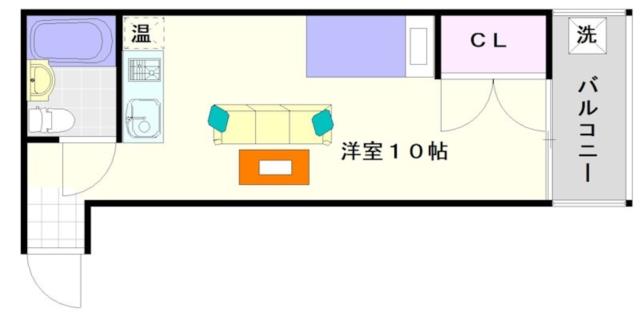 大阪市浪速区元町(大阪メトロ御堂筋線大国町駅)のマンション間取 大阪市浪速区元町(大阪メトロ御堂筋線大国町駅)のマンション間取