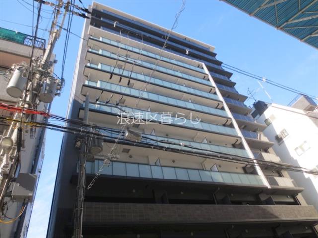 大阪市中央区瓦屋町(大阪メトロ千日前線日本橋駅)のマンション外観 大阪市中央区瓦屋町(大阪メトロ千日前線日本橋駅)のマンション外観
