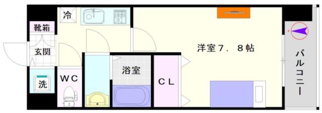 大阪市浪速区恵美須西(南海高野線今宮戎駅)のマンション間取 大阪市浪速区恵美須西(南海高野線今宮戎駅)のマンション間取