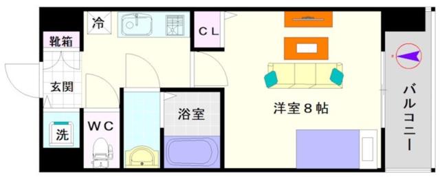 大阪市浪速区恵美須西(南海高野線今宮戎駅)のマンション間取 大阪市浪速区恵美須西(南海高野線今宮戎駅)のマンション間取