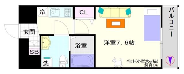大阪市浪速区浪速東(JR大和路線今宮駅)のマンション間取 大阪市浪速区浪速東(JR大和路線今宮駅)のマンション間取