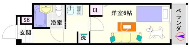 大阪市浪速区下寺(大阪メトロ谷町線四天王寺前夕陽ヶ丘駅)のマンション間取 大阪市浪速区下寺(大阪メトロ谷町線四天王寺前夕陽ヶ丘駅)のマンション間取