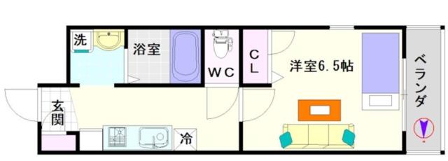 大阪市浪速区塩草(JR大阪環状線芦原橋駅)のマンション間取 大阪市浪速区塩草(JR大阪環状線芦原橋駅)のマンション間取